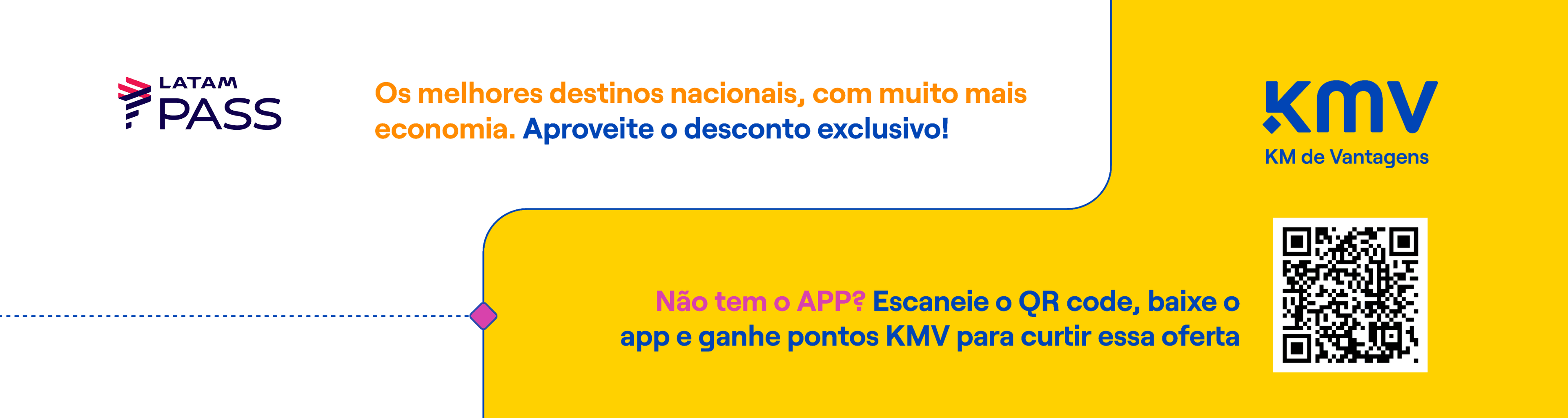 Troque pontos KMV por milhas LATAM Pass!